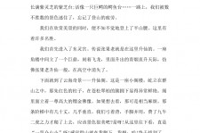 涉县旅游感想(张家界旅游感想)