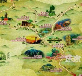 涉县景点地图(长沙景点地图)